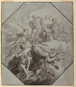 Conception pour une peinture de plafond sur le thème de l