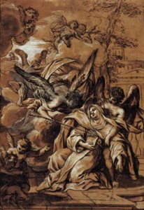 La transverbération de Sainte Thérèse - Antonio Nasini