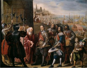 Le soulagement de Gênes par le 2e marquis de Santa Cruz, 1634-1635