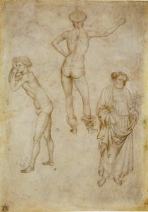 Figures masculines et saint Pierre - Antonio Pisanello