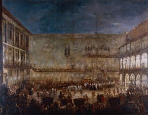 Arrivée de la princesse Amalie de Saxe à Padoue - Antonio Stom