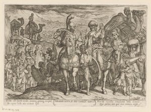 Abraham amène Lot et sa famille dans son propre pays (Scènes de l