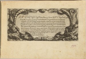 Frontispice : Dédicace à Pietro Strozzi - Antonio Tempesta