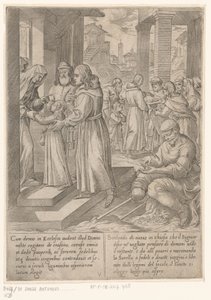 Saint Antoine amène sa sœur chez les nonnes, La vie de Saint Antoine le Grand (titre de la série) - Antonio Tempesta