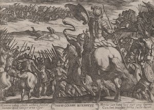 Planche 16 : David tuant Goliath, des 