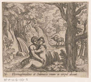 Salmacis et Hermaphroditus - Antonio Tempesta