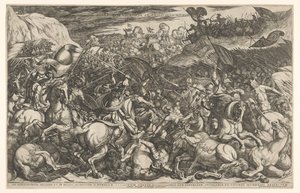 Combat entre les Israélites et les Amalécites (Hebraorvm victoria ab Amalechitis reportata)