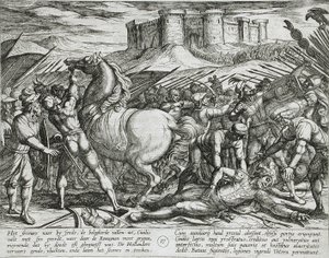 Les Romains induits en erreur par le cheval de Civilis, croyant qu