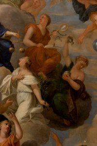 Paix, Prudence et Tempérance (détail) - Antonio Verrio