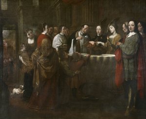 Le baptême de Saint François, vers 1729-33