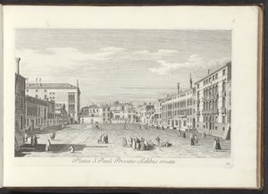 Vue sur Campo San Polo à Venise - Antonio Visentini