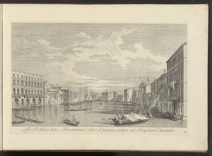 Vue sur le Grand Canal à Venise - Antonio Visentini