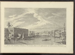 Vue sur le Grand Canal à Venise - Antonio Visentini
