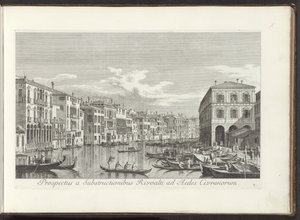 Vue du Grand Canal à Venise - Antonio Visentini