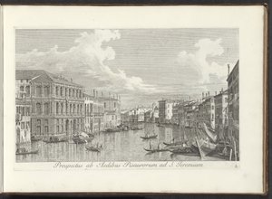 Vue sur le Grand Canal à Venise - Antonio Visentini