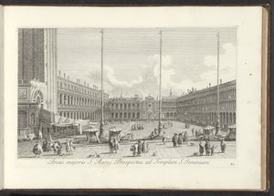 Vue de la place Saint-Marc à Venise - Antonio Visentini