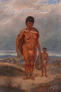 Femme et enfants hottentots