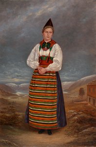 Dame suédoise, vers 1893