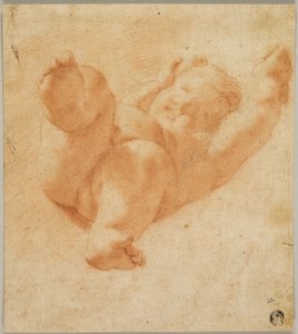 Putto en raccourci - Antonio da Correggio