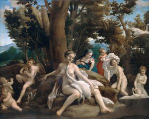Léda et le cygne - Antonio da Correggio