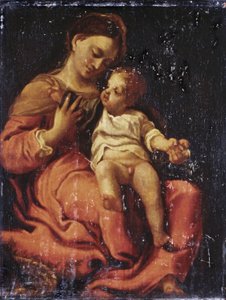Madone et enfant - Antonio da Correggio