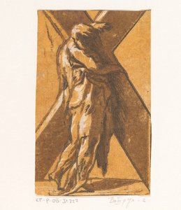 Saint André (Christ et les douze apôtres) - Antonio da Trento (attributed to)