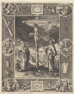 Christ en croix, avant 1586 - Antonius Wierix