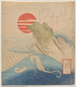 Hippocampes devant une nouvelle année montante - Aoigaoka Keisei