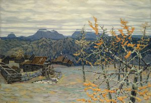 Village dans les montagnes de l