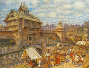 Ville en bois de Moscou au XIVe siècle
