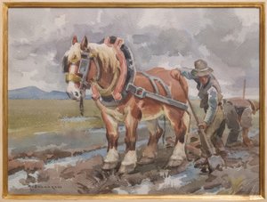 Travail dans les champs - Arcangelo Salvarani