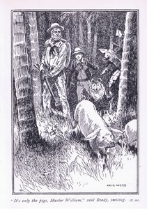 Ce ne sont que les cochons, Maître William, dit Ready, années 1900 - Archibald Webb
