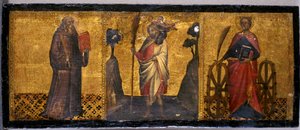 Saint Benoît, Saint Christophe et Sainte Catherine, c.1400