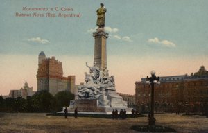 Monument à Christophe Colomb à Buenos Aires, Argentine