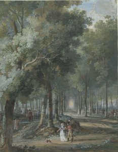 Promeneurs dans un parc - Arie Lamme