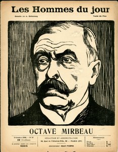 Couverture de "Les Hommes du jour", satirique en N & B - Aristide Delannoy
