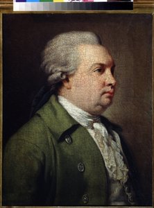 Portrait du dramaturge russe Denis Ivanovich Fonvizine - Armand Charles Caraffe