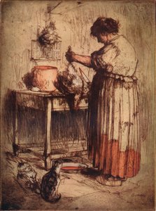 La Femme au Poulet, vers 1921