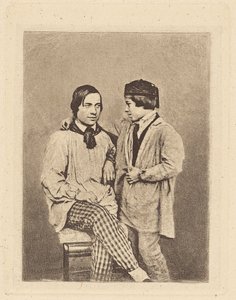 [Homme et garçon] - Armand Hippolyte Louis Fizeau