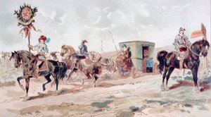 Un carrosse couvert du XVIIe siècle, 1886 - Armand Jean Heins