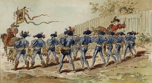 Joueurs de fifre et tambours hanséatiques, Pays-Bas espagnols, 16ème siècle