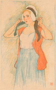 Auto-lithographie par Armand Rassenfosse