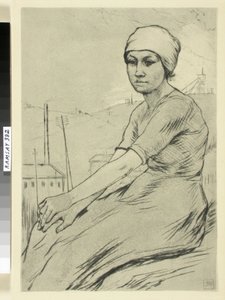 Jeune femme active - Armand Rassenfosse