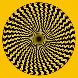 Spirale sur jaune