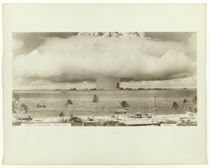 Test de bombe atomique pendant l