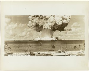 Test de bombe atomique pendant l