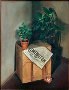 Nature morte avec journal