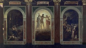 Fertur lux in tenebras (Projet pour le Musée silésien des beaux-arts à Wrocław) - Arnold Böcklin