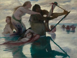Dans la mer - Arnold Böcklin