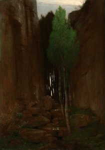 Une source dans une gorge étroite - Arnold Böcklin
